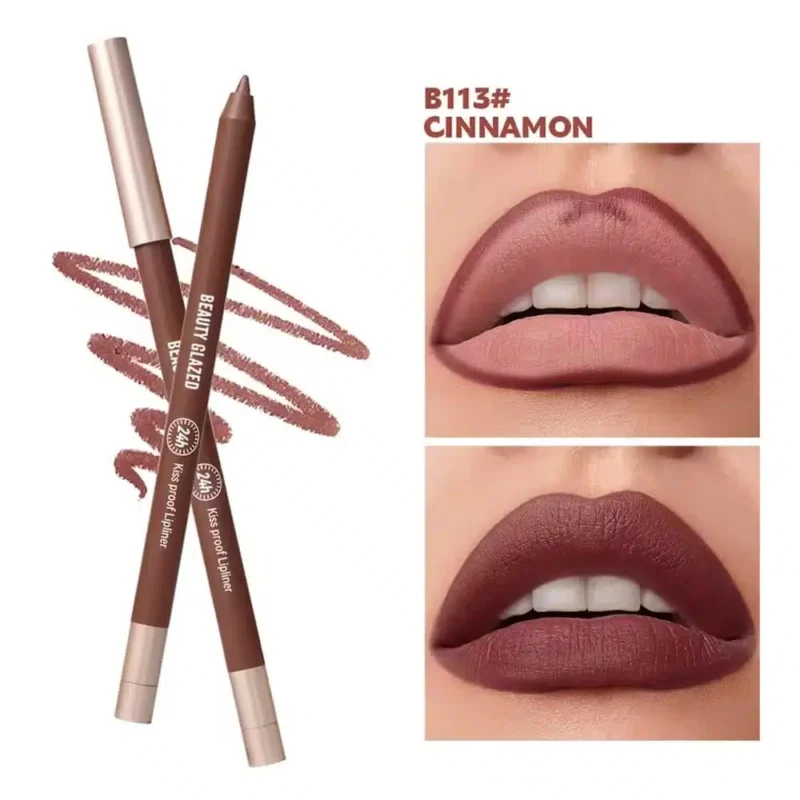 Beauty Glazed Waterproof & Long Lasting Lip Liner – B113 Cinn Amon