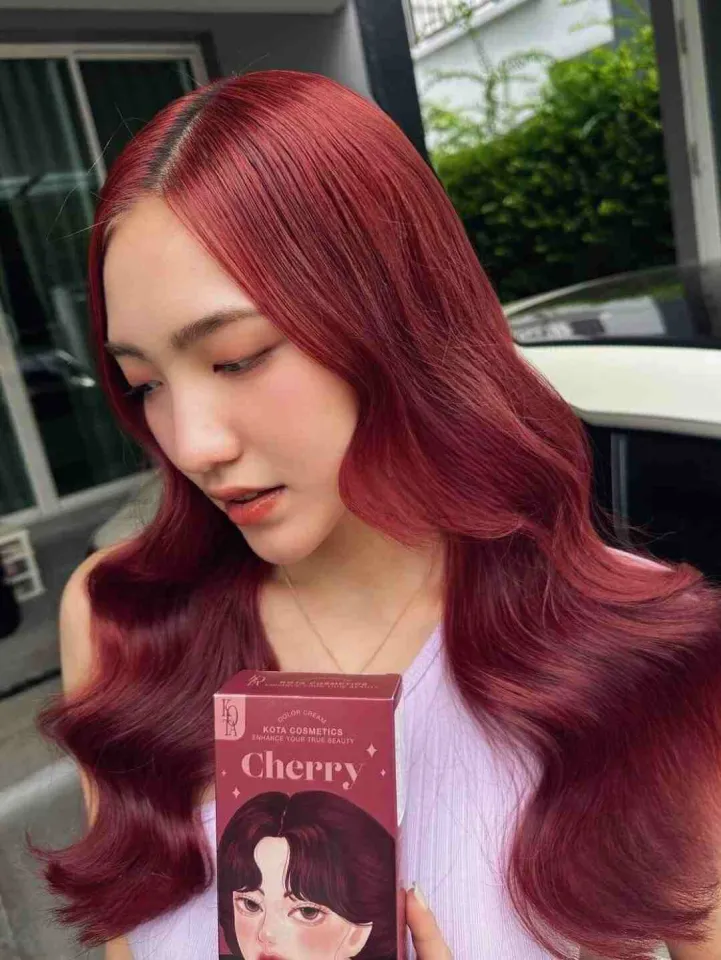 Kota Cosmetics Hair Color Cream Cherry Red - Image 3