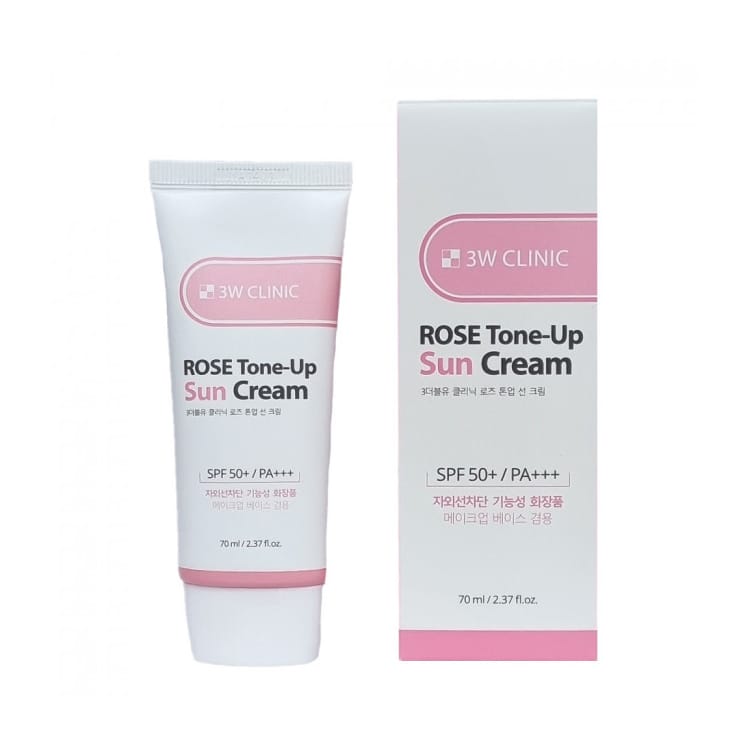 3w Clinic Rose Tone-Up Sun Cream Spf 50+ PA+++