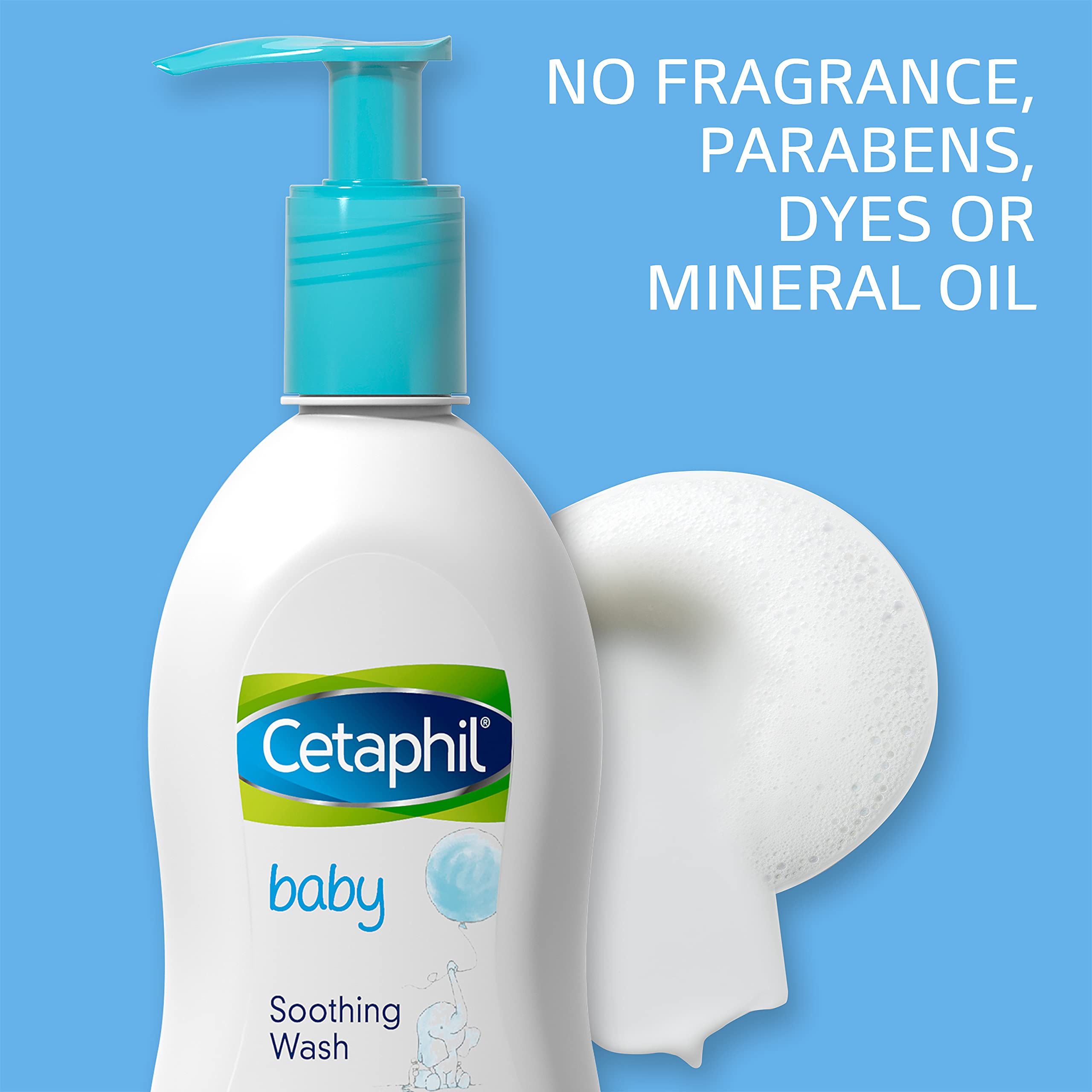 Cetaphil Baby Soothing Wash 296ml - Image 2