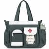 University Multi-Pocket Leather Tote Backpack – Deep Slate Green 0.4