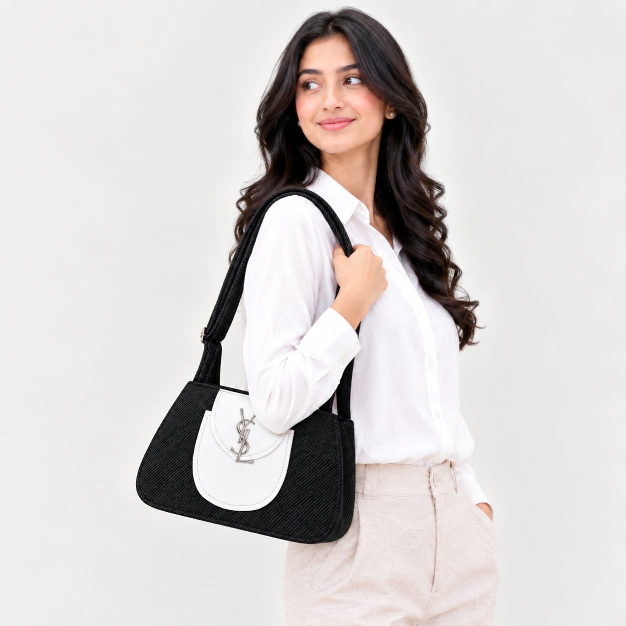Imperial Heritage Signature Luxe Handbag-Black - Image 2