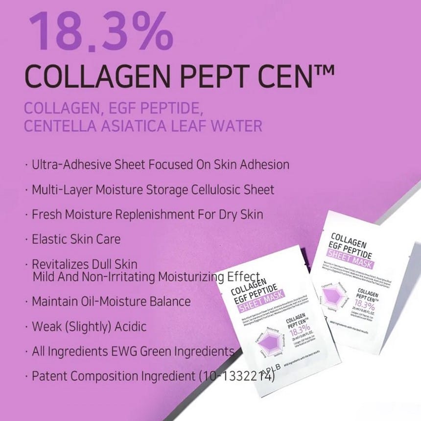 APLB - Collagen EGF Peptide Sheet Mask - Image 2