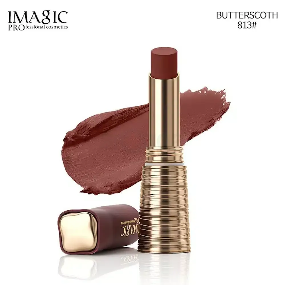 Imagic Waterproof Matte Lipstick - Shade 813 Butterscotch