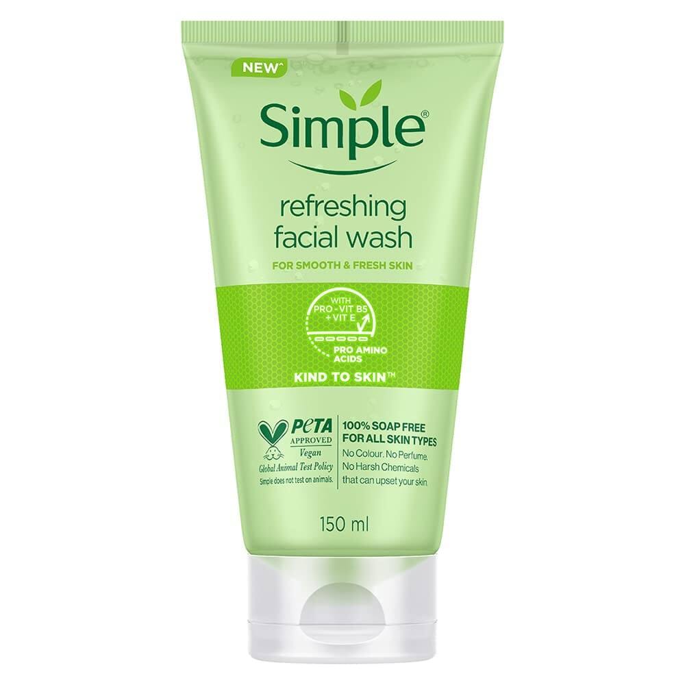 SIMPLE Kind to Skin Refreshing Facial Wash 150ml – Poland