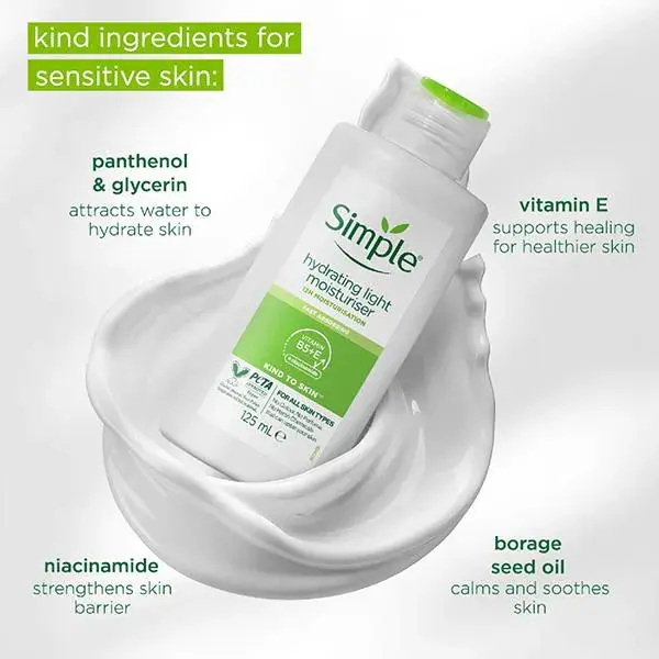 Simple Kind to Skin Hydrating Light Moisturiser 125 ml - Image 2